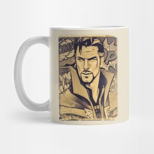 Dr Strange Retro Comic Mug